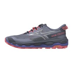 Wave Mujin 11 - Chaussures de trail Femme - Blue Granite / Silver / Striking Coral