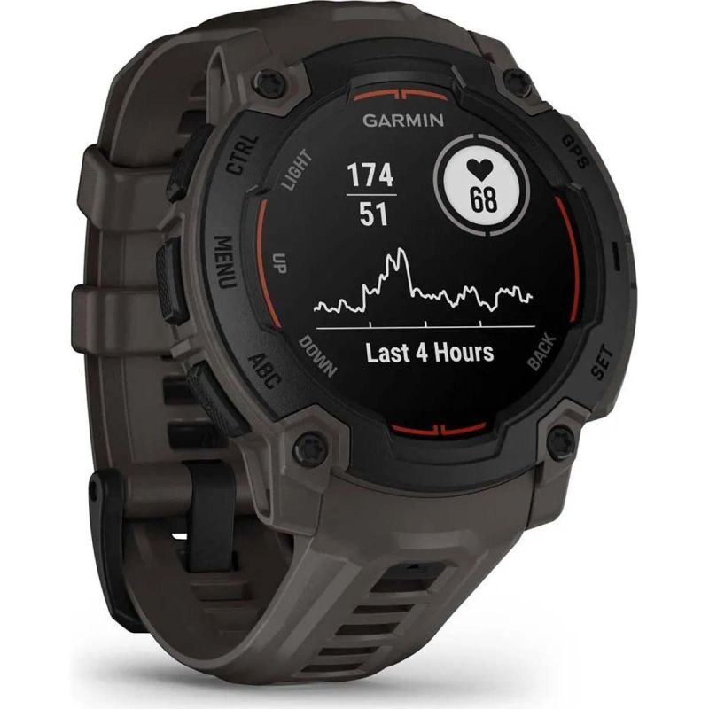 Instinct E - Montre GPS 45 mm Noir avec Bracelet en silicone - Black Bezel