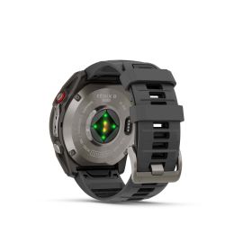 Fēnix 8 Pro Montre connectée GPS Outdoor - 51 mm, AMOLED Sapphire - Titanium avec bracelet en silicone graphite/noir