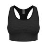 Brassière de sport à maintien modéré Seamless - Black Melange