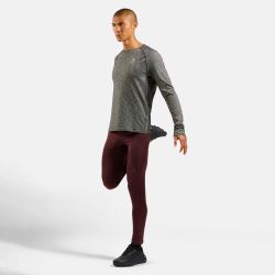 T-shirt à manches longues de trail running X-Alp Performance Wool 115 - Grey Melange