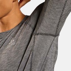T-shirt à manches longues de trail running X-Alp Performance Wool 115 - Grey Melange