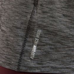 T-shirt à manches longues de trail running X-Alp Performance Wool 115 - Grey Melange