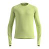 T-shirt à manches longues de trail running X-Alp Performance Wool 115 - Shadow Lime Melange