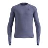 T-shirt à manches longues de trail running X-Alp Performance Wool 115 - Skipper Blue Melange