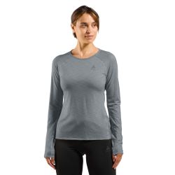 T-shirt à manches longues de trail running X-Alp Performance Wool 115 - Grey Melange