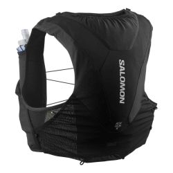 Veste d'hydratation running ADV Skin 5 Noir + flasks