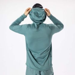 Pull à capuche Defined Light pour homme - Frozen Blue
