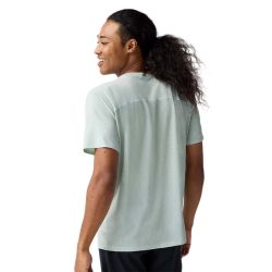 Atmosphere Short Sleeve 3.0 - Tshirt de Running pour Homme - Smoke / Shadow Stripes