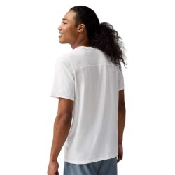 Atmosphere Short Sleeve 3.0 - Tshirt de Running pour Homme - White / Shadow Stripes