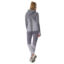 Warmalite Hybrid FZ - Veste Running Femme - Quicksilver