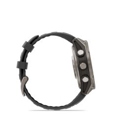 Fēnix 8 Pro Montre connectée GPS Outdoor - 47 mm, AMOLED Sapphire - Titane avec bracelet en silicone graphite/noir