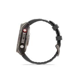 Fēnix 8 Pro Montre connectée GPS Outdoor - 47 mm, AMOLED Sapphire - Titane avec bracelet en silicone graphite/noir