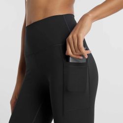Collant de running Femme NB Sleek 25" Taille Haute - Black