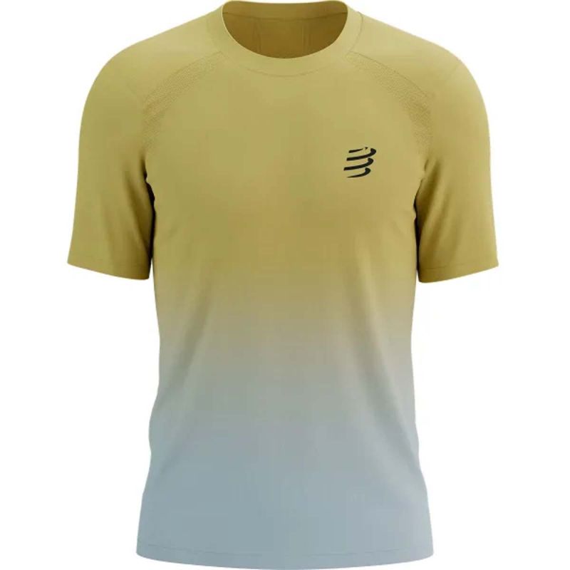 T-shirt Performance Homme - Ceylon Yellow / Grey