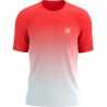 T-shirt Performance Homme - Fluo Red / White