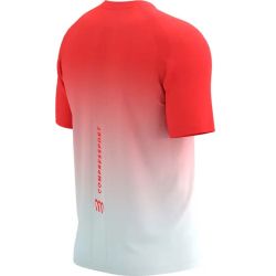 T-shirt Performance Homme - Fluo Red / White