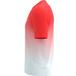 T-shirt Performance Homme - Fluo Red / White
