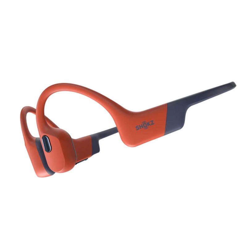 Openswim Pro USB C - Casque MP3 étanche à conduction osseuse - Rouge