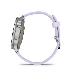 Venu 4 Montre connectée forme & santé - 41 mm - Silver avec bracelet en silicone pervenche
