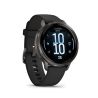 Venu 4 Montre connectée forme & santé - 41 mm - Gray avec Bracelet en silicone noir