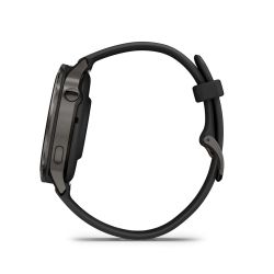 Venu 4 Montre connectée forme & santé - 41 mm - Gray avec Bracelet en silicone noir