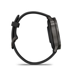 Venu 4 Montre connectée forme & santé - 41 mm - Gray avec Bracelet en silicone noir
