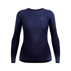 Maillot thermique Blackcomb pour Femme - Manches longues et Crew Neck - Skipper Blue