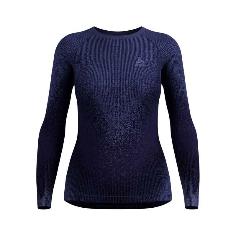 Maillot thermique Blackcomb pour Femme - Manches longues et Crew Neck - Skipper Blue Maillot thermique Blackcomb pour Femme - Manches longues et Crew Neck - Skipper Blue