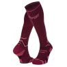 Chaussettes Trail Compression hautes - Bordeaux / Rose