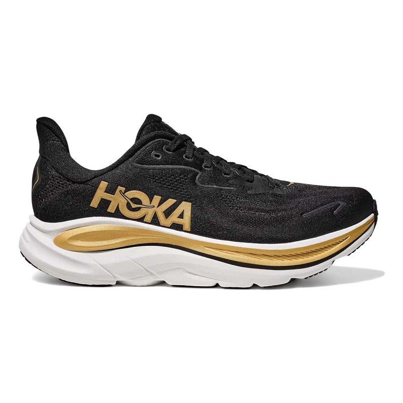Clifton 10 - Chaussure Running Homme - Black / Gold Clifton 10 - Chaussure Running Homme - Black / Gold