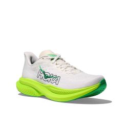 Mach 6 - Chaussures running Homme - White / Neon Lime