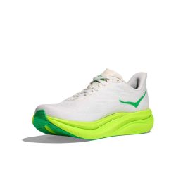 Mach 6 - Chaussures running Homme - White / Neon Lime