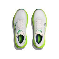 Mach 6 - Chaussures running Homme - White / Neon Lime