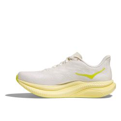 Mach 6 - Chaussure running Femme - White / Neon Hoka Citrus