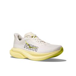 Mach 6 - Chaussure running Femme - White / Neon Hoka Citrus