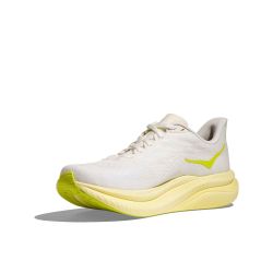 Mach 6 - Chaussure running Femme - White / Neon Hoka Citrus