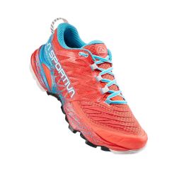 Akasha II - Chaussure Trail Running Femme - Hibiscus / Malibu Blue