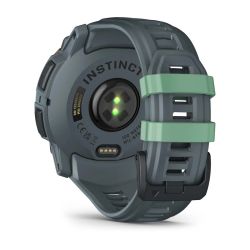 Instinct 3 AMOLED Montre GPS Connectée - 50mm - Verte d'eau avec bracelet bleu crépuscule