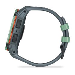 Instinct 3 AMOLED Montre GPS Connectée - 50mm - Verte d'eau avec bracelet bleu crépuscule