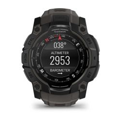 Instinct 3 AMOLED Montre GPS Connectée - 50mm - Noire avec bracelet gris charbon