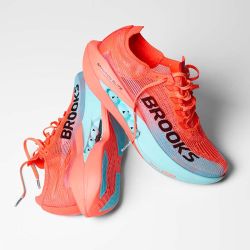 Hyperion Elite 5 - Chaussures Plaque Carbone Mixtes - Pink Clay / Atomizer Blue