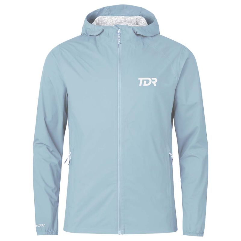 Veste trail running imperméable pour Femme - Tissu Membrane - Bleu Veste trail running imperméable pour Femme - Tissu Membrane - Bleu