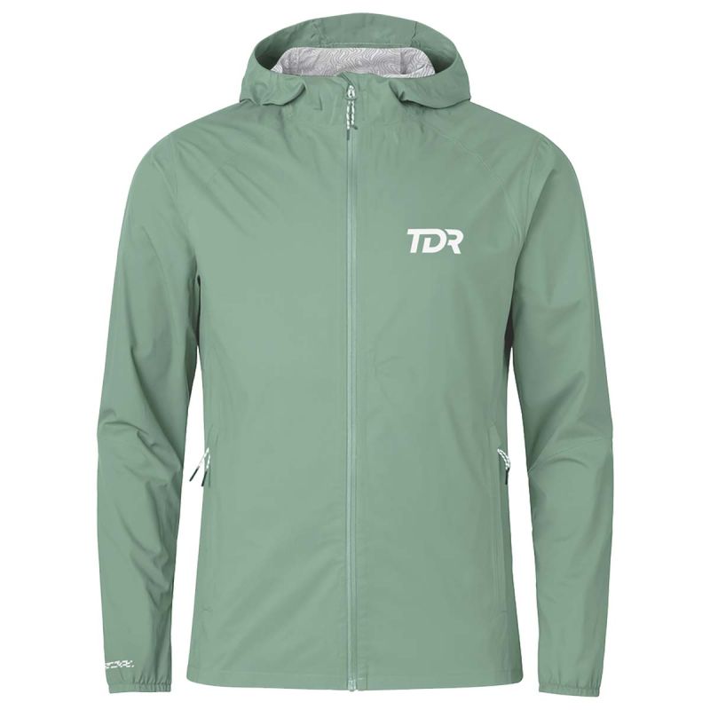 Veste trail running imperméable pour Homme - Tissu Membrane - Vert Veste trail running imperméable pour Homme - Tissu Membrane - Vert