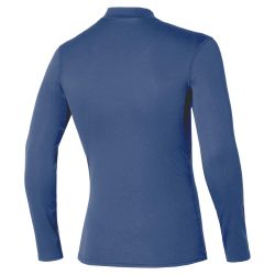 Mizuno Mid Weight Manches longues et Demi-zip - Vêtement running homme - Estate Blue