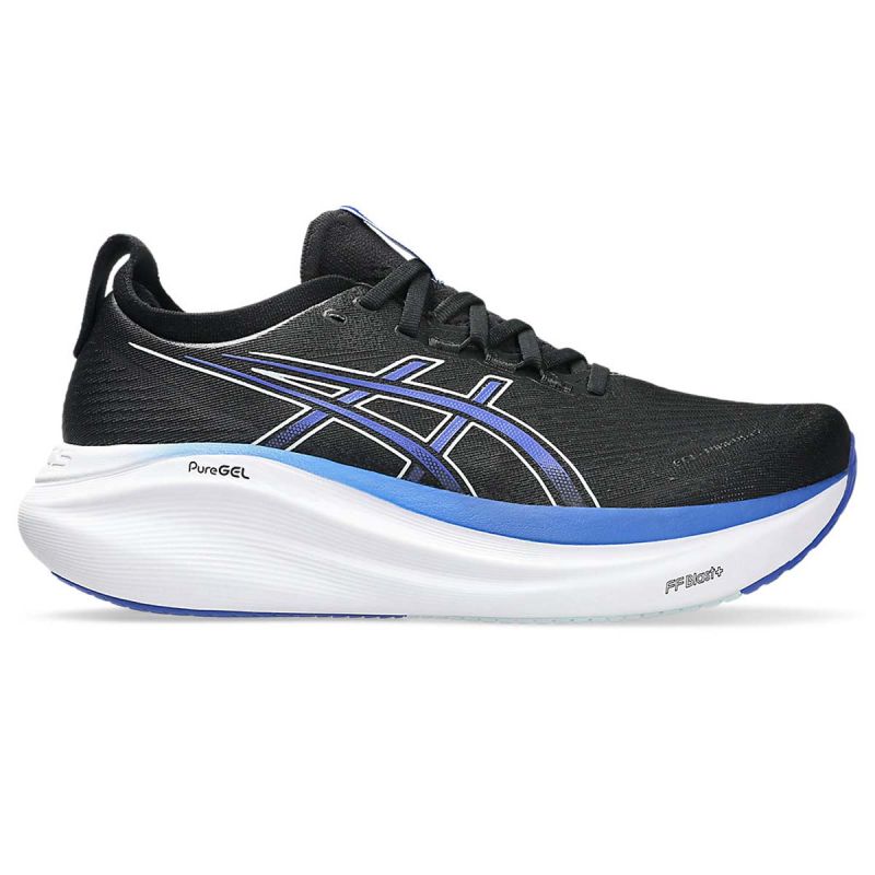 Gel-nimbus 27 - Chaussures de course sur Route Homme - Black / Dark Cobalt Gel-nimbus 27 - Chaussures de course sur Route Homme - Black / Dark Cobalt