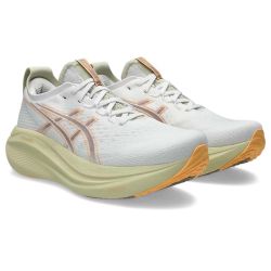 Gel-nimbus 27 - Chaussures de running Homme - White / Fawn