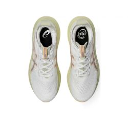 Gel-nimbus 27 - Chaussures de running Homme - White / Fawn