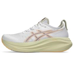 Gel-nimbus 27 - Chaussures de running Homme - White / Fawn
