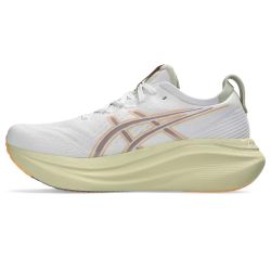 Gel-nimbus 27 - Chaussures de running Homme - White / Fawn